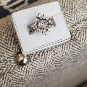 Ice Princess Rock Crystal Ring